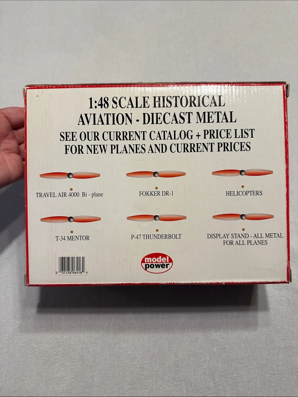 Model Power 1:48 Historical Aviation Diecast Item 6416 T-34, Air Force